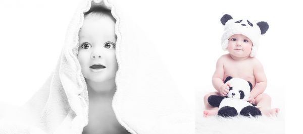 Séance photo originale en studio bébé 6 mois à Toulon dans le var 83